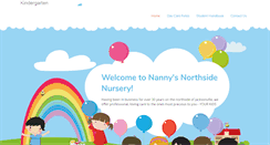 Desktop Screenshot of nannysnorthsidenursery.com