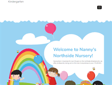 Tablet Screenshot of nannysnorthsidenursery.com